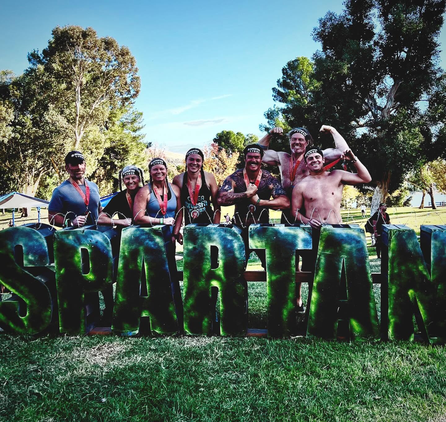 The O-SEA CrossFit community at a Spartan race